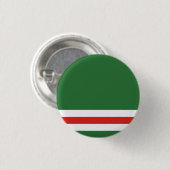 Vlag van Tsjetsjenië Ronde Button 3,2 Cm (Voorkant /achterkant)