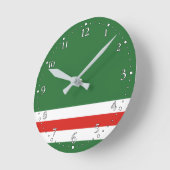 Vlag van Tsjetsjenië Ronde Klok (Hoek)