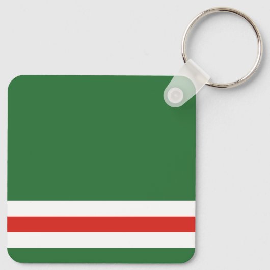 Vlag van Tsjetsjenië Sleutelhanger (Achterkant)