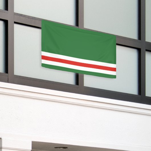Vlag van Tsjetsjenië Spandoek (Buitenkant Gebouw)