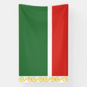 Vlag van Tsjetsjenië Spandoek (Verticaal)