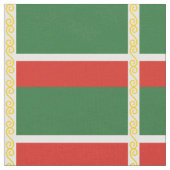 Vlag van Tsjetsjenië Stof (Close Up)