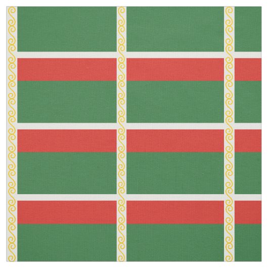 Vlag van Tsjetsjenië Stof (Swatch)