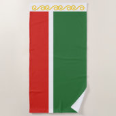 Vlag van Tsjetsjenië Strandlaken (Voorkant)