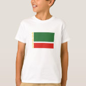 Vlag van Tsjetsjenië T-shirt (Voorkant)