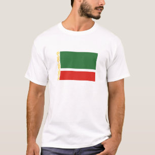 Vlag van Tsjetsjenië T-shirt