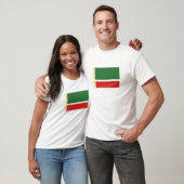 Vlag van Tsjetsjenië T-shirt (Unisex)