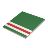 Vlag van Tsjetsjenië Tegeltje (Zijkant)