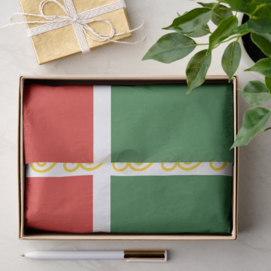 Vlag van Tsjetsjenië Tissuepapier (Geschenk)