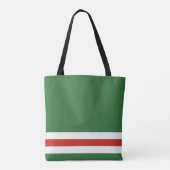 Vlag van Tsjetsjenië Tote Bag (Achterkant)