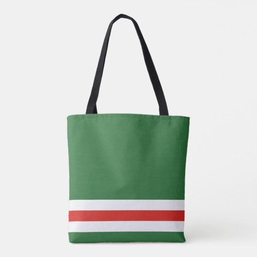 Vlag van Tsjetsjenië Tote Bag (Achterkant)