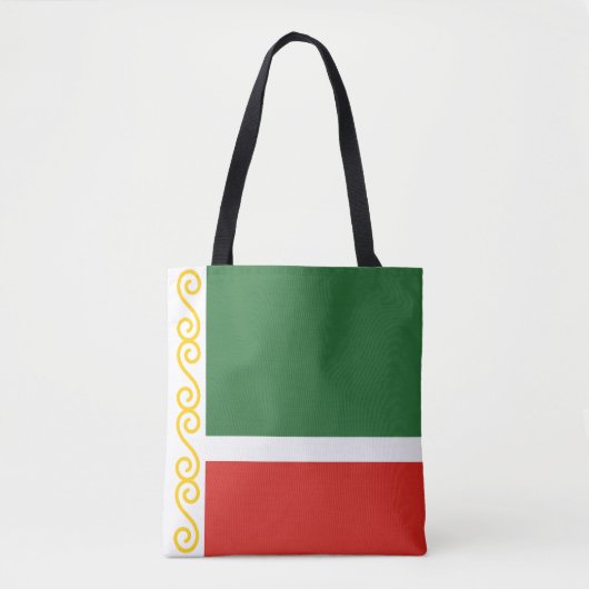Vlag van Tsjetsjenië Tote Bag (Voorkant)