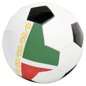 Vlag van Tsjetsjenië Voetbal (Drie kwart)