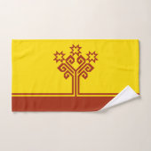 Vlag van Tsjoevasjië Bad Handdoek (Handdoek)