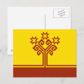 Vlag van Tsjoevasjië Briefkaart (Voorkant / Achterkant)