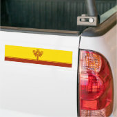Vlag van Tsjoevasjië Bumpersticker (Op Truck)