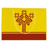 Vlag van Tsjoevasjië Groot Cadeauzakje (Achterkant)