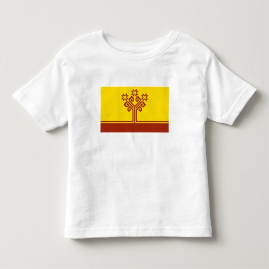 Vlag van Tsjoevasjië Kinder Shirts (Voorkant)
