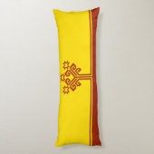 Vlag van Tsjoevasjië Lichaamskussen (Achterkant (Verticaal))
