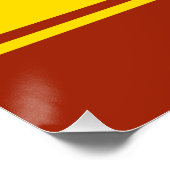Vlag van Tsjoevasjië Perfect Poster (Hoek)