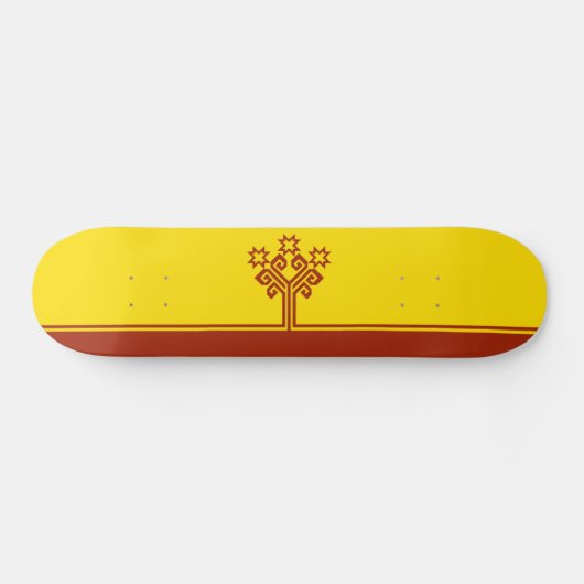 Vlag van Tsjoevasjië Persoonlijk Skateboard (Horizontaal)