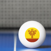Vlag van Tsjoevasjië Pingpongbal (Net)