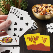 Vlag van Tsjoevasjië Pokerkaarten (Insitu)