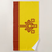 Vlag van Tsjoevasjië Strandlaken (Voorkant)