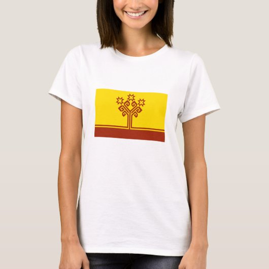 Vlag van Tsjoevasjië T-shirt (Voorkant)