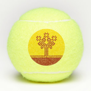 Vlag van Tsjoevasjië Tennisballen