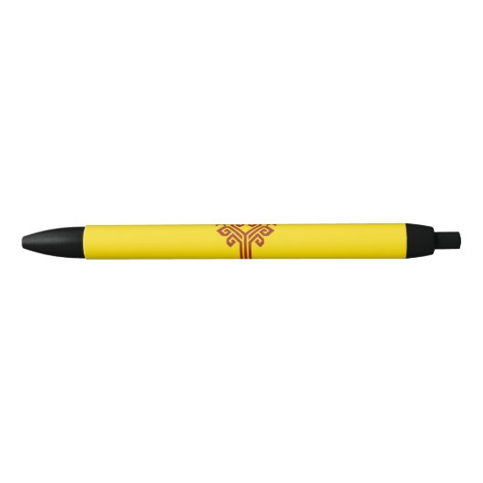 Vlag van Tsjoevasjië Zwarte Inkt Pen (Voorkant)