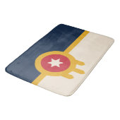 Vlag van Tulsa (Oklahoma) Badmat (Gekanteld)