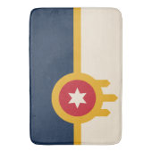 Vlag van Tulsa (Oklahoma) Badmat (Voorkant Verticaal)