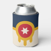 Vlag van Tulsa, Oklahoma Blikjeskoeler (Blikje Voorkant)