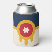 Vlag van Tulsa, Oklahoma Blikjeskoeler (Blikje Achterkant)