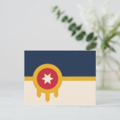 Vlag van Tulsa (Oklahoma) Briefkaart (Staand voorkant)