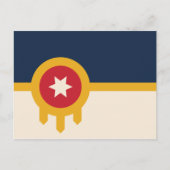 Vlag van Tulsa (Oklahoma) Briefkaart (Voorkant)