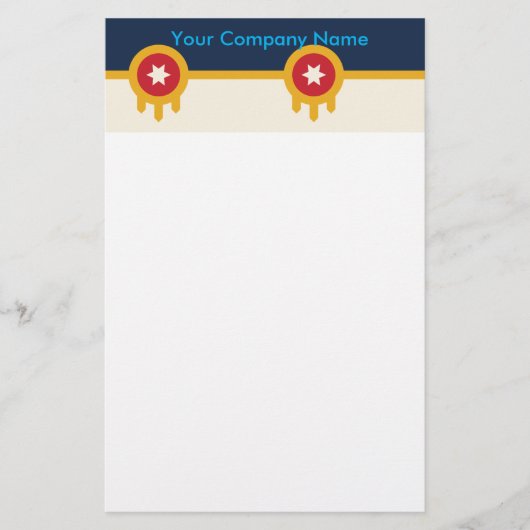 Vlag van Tulsa, Oklahoma Briefpapier (Voorkant)