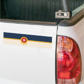 Vlag van Tulsa (Oklahoma) Bumpersticker (Op Truck)
