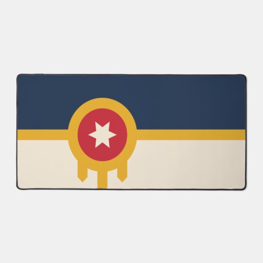 Vlag van Tulsa, Oklahoma Bureaumat (Voorkant)