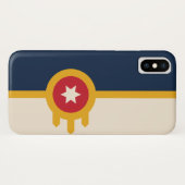 Vlag van Tulsa (Oklahoma) Case-Mate iPhone Case (Achterkant (horizontaal))