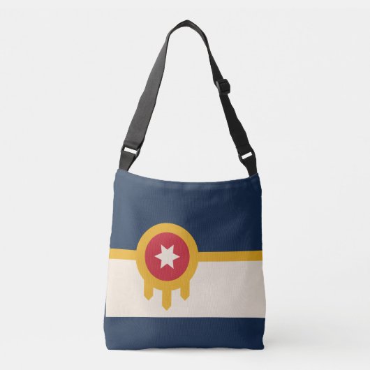 Vlag van Tulsa, Oklahoma Crossbody Tas (Voorkant)