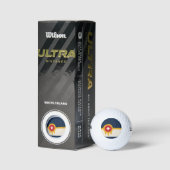 Vlag van Tulsa, Oklahoma Golfballen (Verpakking)