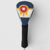 Vlag van Tulsa, Oklahoma Golfheadcover (Voorkant)