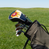 Vlag van Tulsa, Oklahoma Golfheadcover (Insitu)