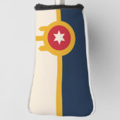 Vlag van Tulsa, Oklahoma Golfheadcover (Draai 90)