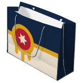 Vlag van Tulsa, Oklahoma Groot Cadeauzakje (Voorkant Gekanteld)