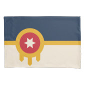 Vlag van Tulsa (Oklahoma) Kussensloop (Voorkant)