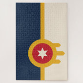 Vlag van Tulsa (Oklahoma) Legpuzzel (Verticaal)