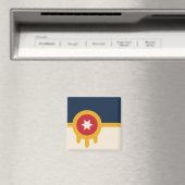 Vlag van Tulsa (Oklahoma) Magneet (Insitu (Vaatwasser))